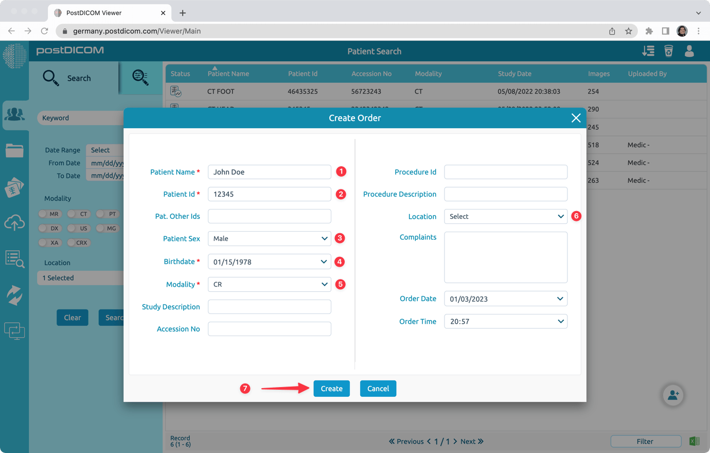 Manually Creating New Patient Orders and Adding Documents